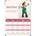 thumbnail image 7 of Toddler Girls Christmas Outfits Set Long Sleeve Shirts Dress Printed Flared Pants Bell-Bottom Fall Winter Xmas Dress-up Clothes, 1-6 Years, 7 of 7