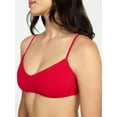 thumbnail image 5 of Time and Tru Women's and Women's Plus Size Ribbed Bralette Top, Sizes XS-3X, 5 of 5