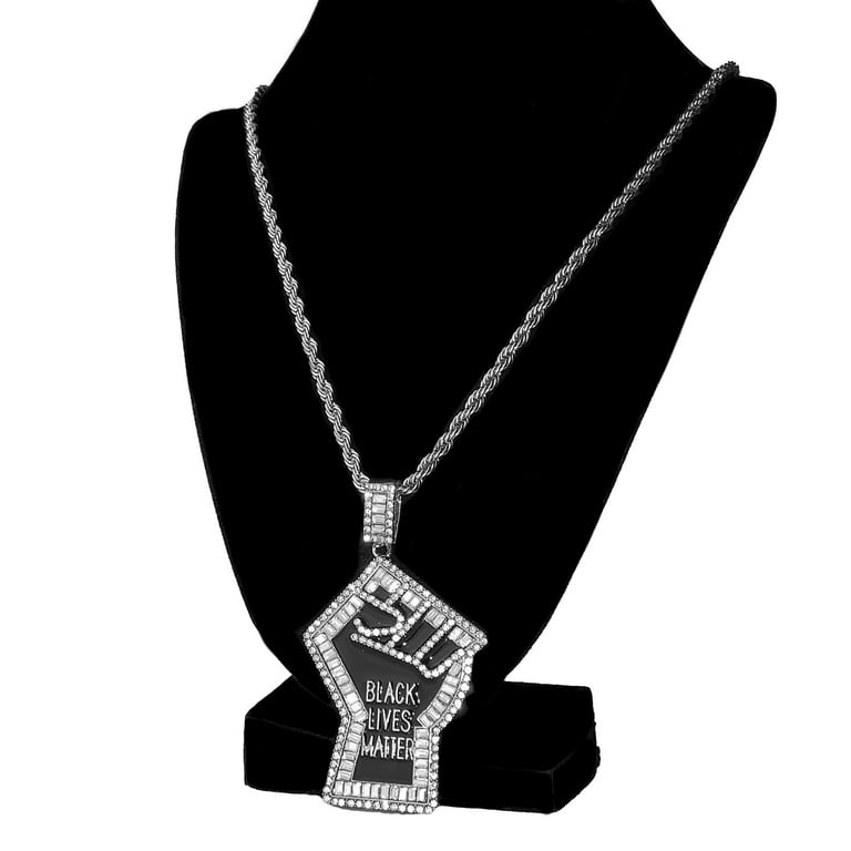 Raised fist pendant online