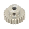thumbnail image 1 of BOROCO Piñón Engranaje Aleación De Aluminio 3.175mm 0.6M Ajuste Universal De Alta Resistencia para 1/8 1/10 Coche Trepador De Control Remoto(24T), 1 of 5