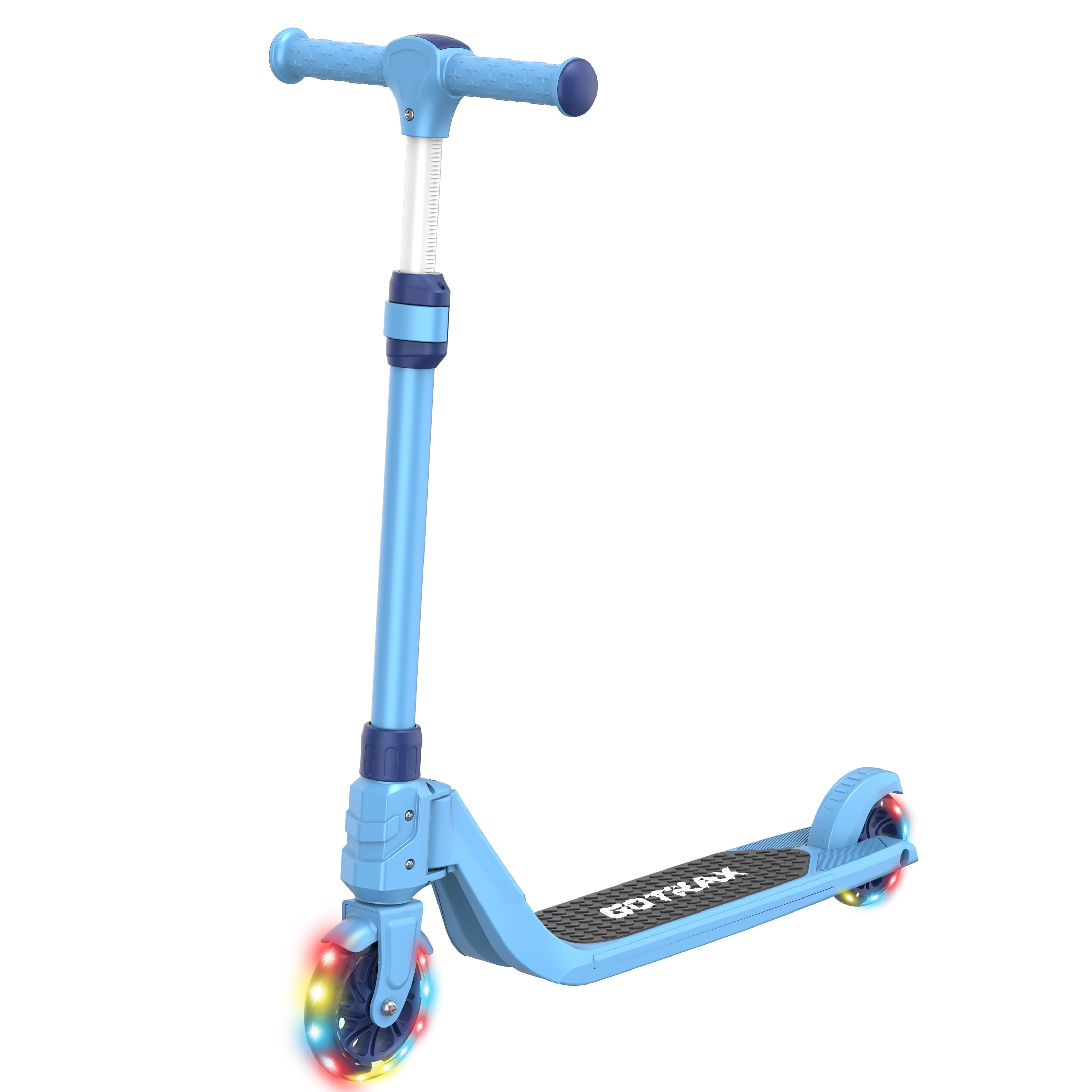 GOTRAX BoblooPro 3-Wheel Light-Up Kick Scooter For Kids, with