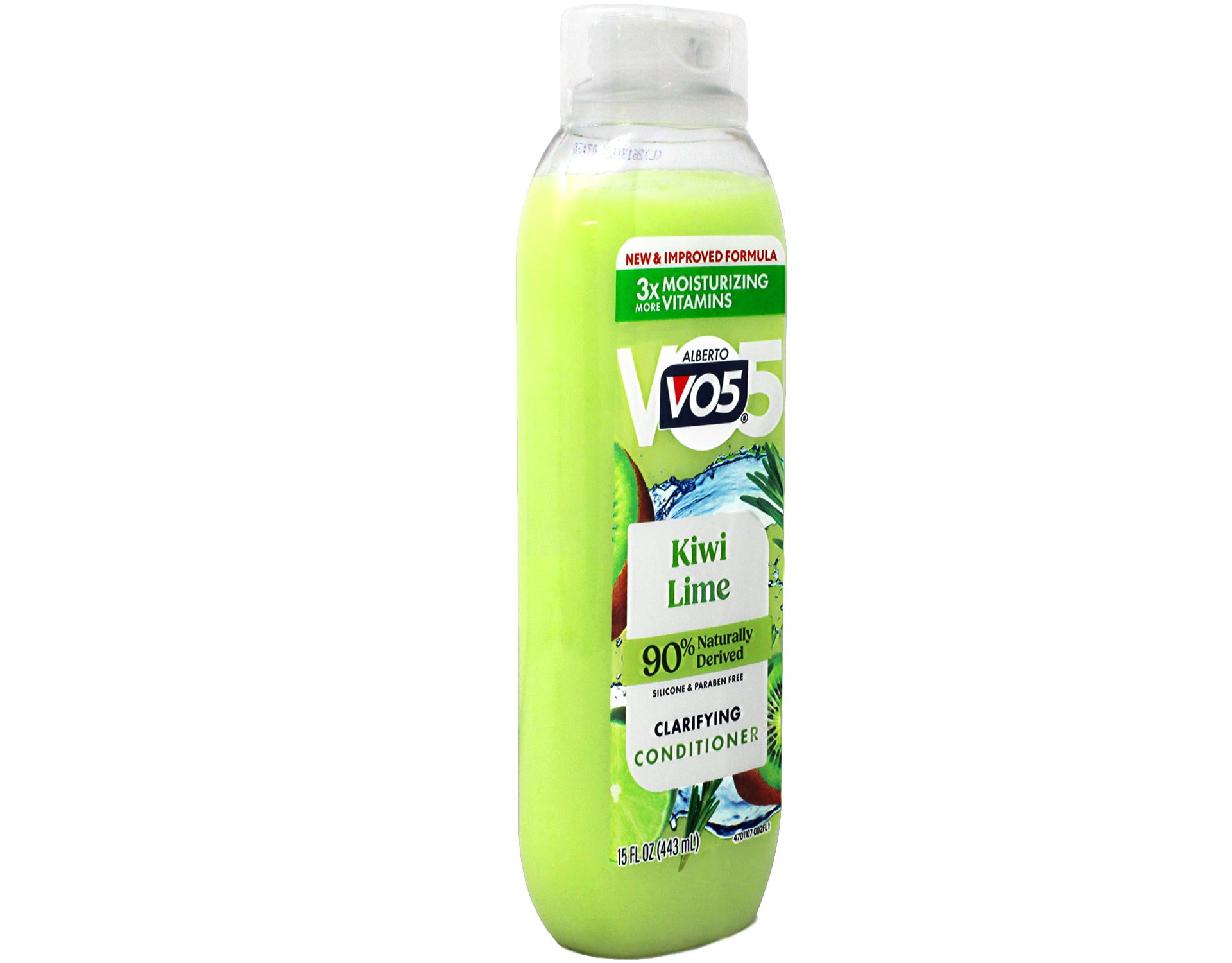 (4 pack) Alberto VO5 Kiwi Lime Clarifying & Nourishing Daily Hair Conditioner with Vitamin E & C, 15 fl oz