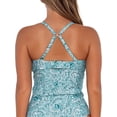 thumbnail image 2 of Printed Zuri V-Wire Underwire Tankini Top Swimsuit, 2 of 6