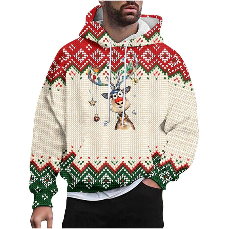 Big and cheap tall christmas hoodies