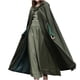 thumbnail image 4 of Pntutb Mujeres Otoño Moda Sólido Con Capucha Botón Capa Dividida Tenedor Abrigo De Lana Liquidación Pntutb Pntutb-7934, 4 of 7