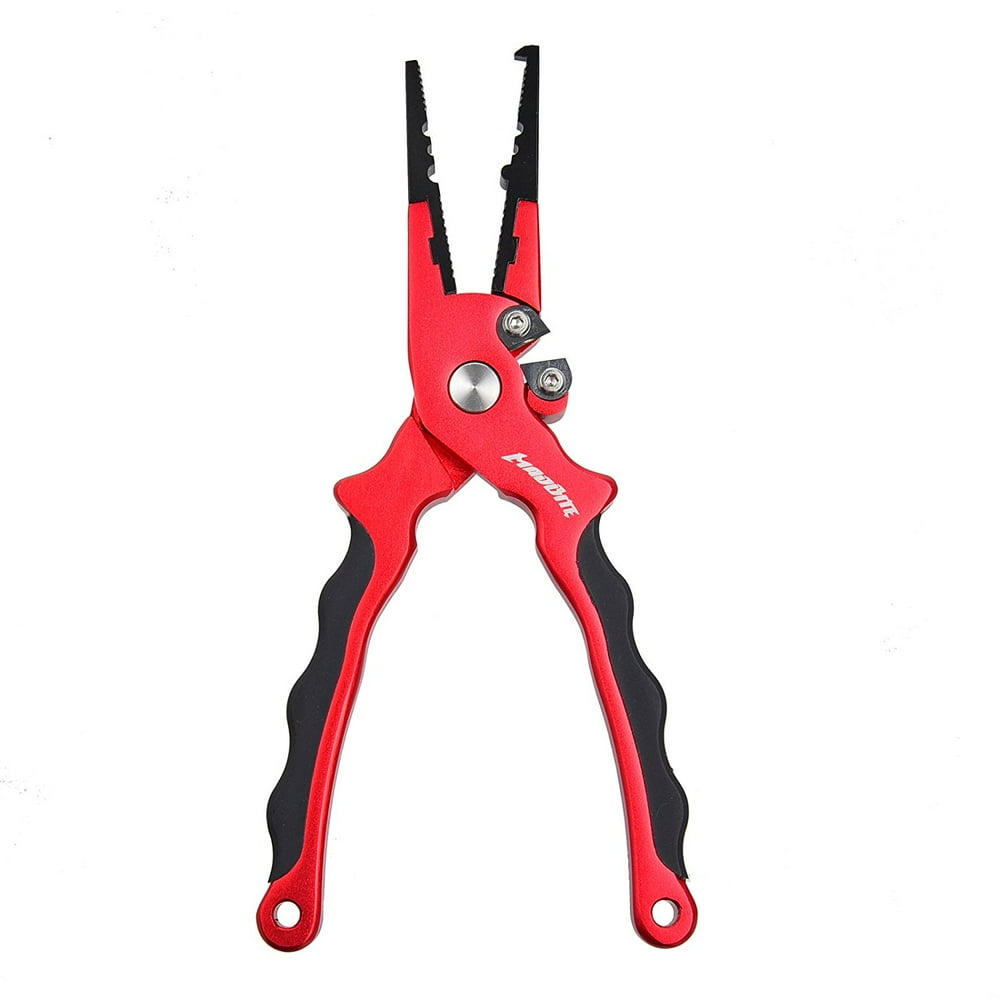 MadBite Fishing Pliers Saltwater Hook Remover Plier, Carbide Braid