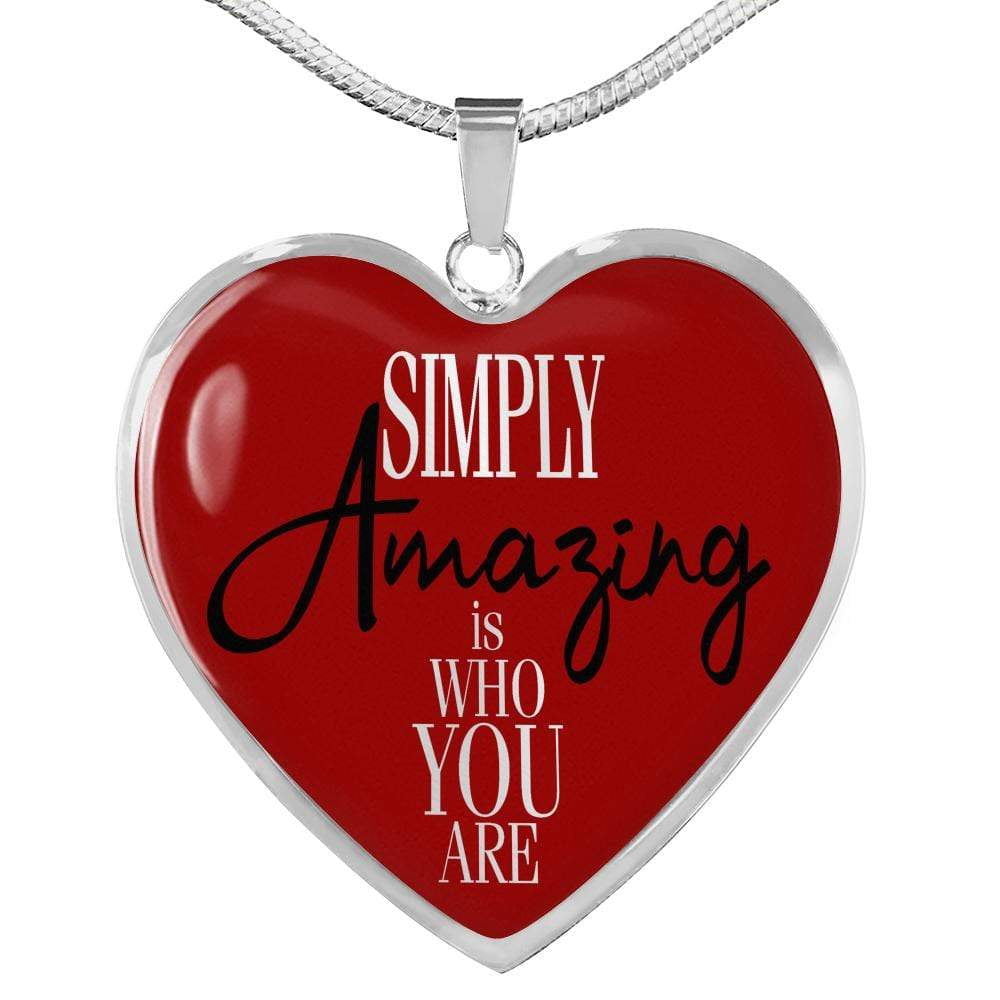 Express Your Love Gifts You Are Simply Amazing Necklace Stainless 