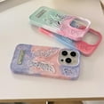thumbnail image 3 of for iPhone Case,Cute Skin Touch Gradient 3D Butterfly Kickstand Shockproof Phone Case (Green,iPhone 13 Pro Max), 3 of 5