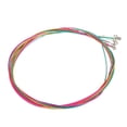 thumbnail image 3 of Labymos 6pcs/Set Rainbow Colors Colorful Acoustic Guitar Strings Musical Instruments Replacement Steel Chord Wire, 3 of 8