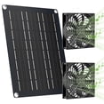 thumbnail image 1 of Kit de ventilador solar MARBERO, ventiladores duales impermeables de 4,7 pulgadas y 15 W, 1 of 8