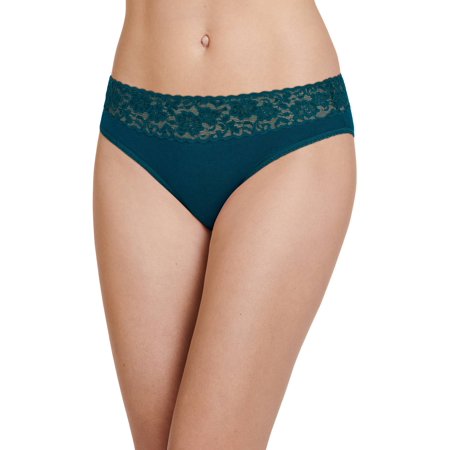 

Jockey Women Cotton Stretch Lace Bikini