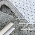 thumbnail image 2 of Socofuz Modern Soft Fluffy Carpet for Living Room, Shaggy Rug for Bedroom Nursery Room, 6'x9', Light Grey, 2 of 9