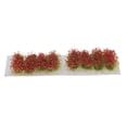 thumbnail image 1 of KLKCMS Miniature Flower Vegetation Groups Military Model Stage DIY Material Red, 1 of 9