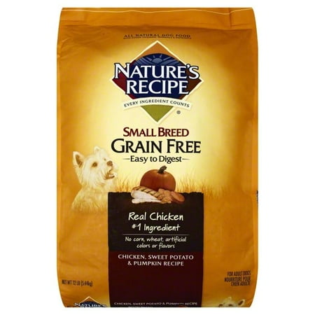 Nature's Recipe Small Breed Grain Free Easy to Digest Chicken, Sweet ...