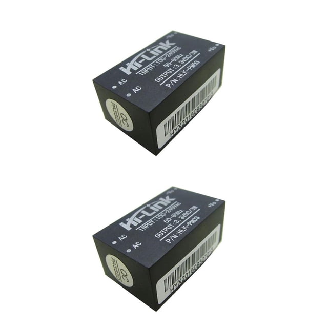 Seitruly HLK-PM01 HLK-PM03 HLK-PM12 Mini módulo de fuente de alimentación Interruptor inteligente para el hogar Módulo de alimentación AC-DC 220V a 5V 220V a 3.3V 2piezas