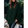 thumbnail image 3 of PRETTYGARDEN Women's Winter Turtleneck Oversized Sweaters Long Sleeve Chunky Knit Slouchy Pullover Sweater Tops, 3 of 7