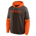 thumbnail image 5 of Men's Fanatics Brown Cleveland Browns Helmet Retro Pullover Hoodie, 5 of 7