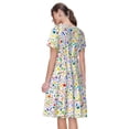 thumbnail image 2 of Bixox Robe d'Été à Manches Courtes pour Femmes Robe Ample Longueur Genou avec Poches-Éducation et Science, 2 of 7
