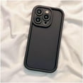 thumbnail image 4 of for iPhone 15 case, Raised Edge Design, Double Protection for The Camera, Non-Slip, Shockproof, Dirt-Resistant, a Variety of Colors for Boys, Girls Phone case Trend Single - Black, 4 of 7