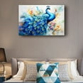 thumbnail image 3 of Peacock Wall Art Animal Poster Landscape Vertical Artwork Kitchen Modern Canvas Print Pictures Decor Living Room Painting for Bedroom, 3 of 6