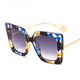 thumbnail image 2 of Gafas de sol de moda para mujer, gafas de sol con montura generosa, gafas planas de tendencia, 2 of 5
