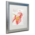 thumbnail image 3 of Trademark Fine Art "Paris Botanique Red Poppy" Canvas Art by Jennifer Redstreake White Matte, Silver Frame, 3 of 3