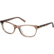 Flower Women's Cat Eye Eyeglasses, FLR6003, Maggie, Nude, 50-19-140, with Case