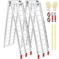 thumbnail image 1 of KFFKFF Rampe en Aluminium 1500 Lb Rampes de Chargement Pliables pour Camions Pickup Lit 2 Pcs, 1 of 9