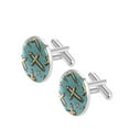 thumbnail image 2 of Easter Elegant Shirt Cufflinks Set for Men, Stainless Steel Fashion Accessories for Business and Formal Occasions, 2 of 6
