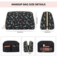 thumbnail image 5 of Xecao Golf Bags And Balls Print Fashion Makeup PVC Bag Large Capacity Travel Cosmetic Bag for Women Organizer Toiletry Clutch, 5 of 8