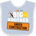 thumbnail image 3 of Inktastic Big Brother Under Construction Boys Baby Bib, 3 of 4