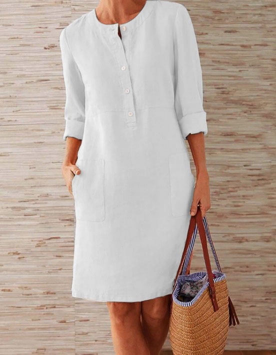 walmart linen dress