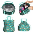 thumbnail image 2 of Cartoon Shiba Inu Dog Drawstring Lunch Bag Women - Drawstring Lunch Bag Insulated for Work Office - Stain-Resistant Large Lunchbags for Women with Multi-Pockets, 2 of 6