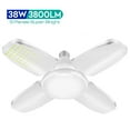 thumbnail image 2 of POINTERTECK Garage Lights Led Shop Light Utility Ceiling Light Super Bright Adjustable Deformable Garage Light Fixture Lamp Bulbs Daylight, 2 of 9