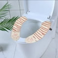thumbnail image 6 of Soft Toilet Seat Cushion,Toilet Seat Cover Washable And Reusable Warmer Toilet Seat Pads Cushion Easy Installation Fits All Toilet Seats Bathroom Decorationtoilet Seat Cover, 6 of 6