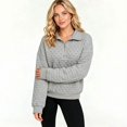 thumbnail image 6 of XIAOCHA Mens Quilted Half Zip Sweatshirt Relaxed Fit Sweatshirt Fall Daily Sweatshirts, 6 of 8