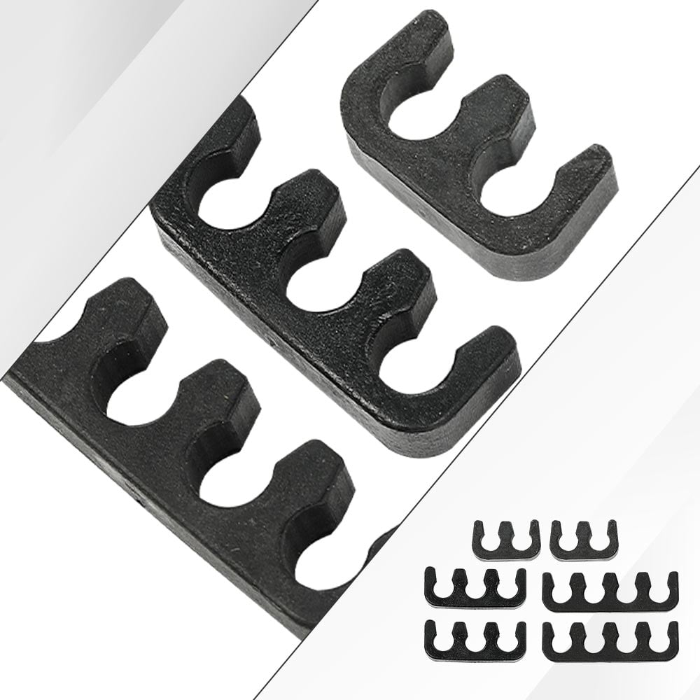 CROSSDESIGN 8 Pack Square Ignition Coil & Spark Plug Wire Fit for Chevy Express Silverado GMC Yukon Savana Sierra 1999-2007
