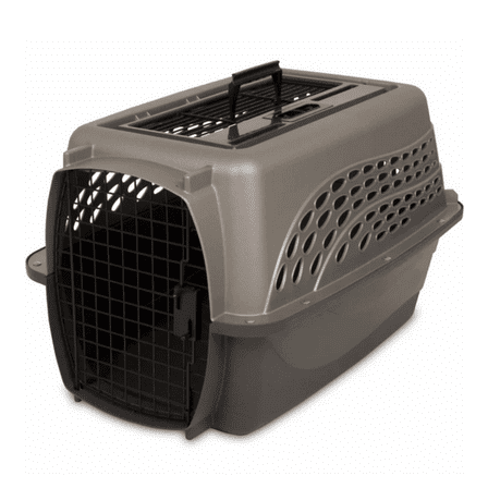 Petmate 2-Door Top-Load Plastic Pet Kennel for Pets Up to 15 lb., 16.5 in.