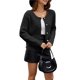 thumbnail image 2 of Suéteres de Punto para Mujer, Moda de Otoño, Larga, Botones, Chaqueta Informal de Moda, Ropa de Invierno Negro M, 2 of 8