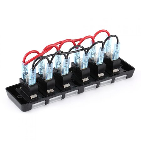 On Off Panel, Fireproof 2x7.4in Pre-Wired Toggle Switch Panel For Boats ...