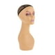 thumbnail image 1 of Cabeza de maniquí de pelo Pelo de fibra sintética con cabeza de modelo de cabeza de exhibición de sombrero Marrón Zulema Cabeza de maniquí femenino, 1 of 8