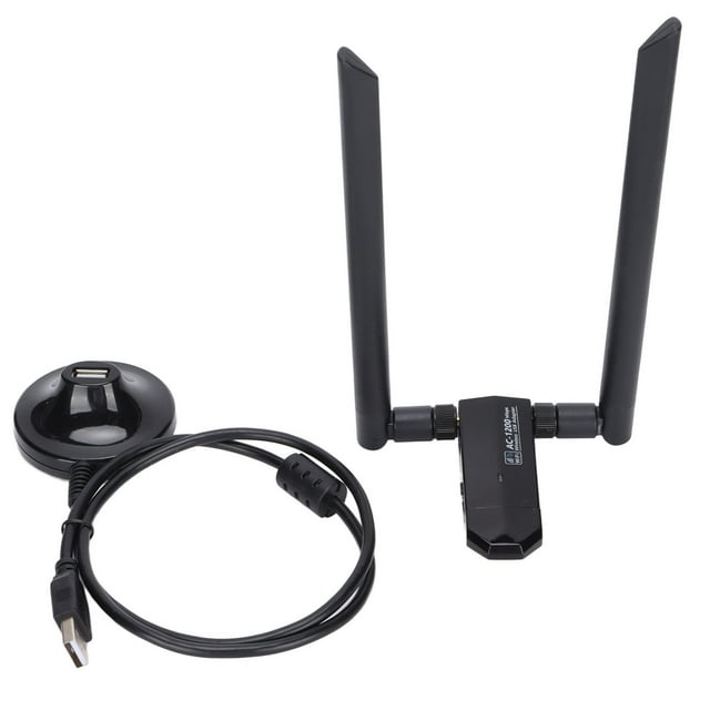 Tarjeta de red inalámbrica Bling Bling Adaptador WiFi USB inalámbrico 1200 Mbps Doble banda Largo alcance para PC de escritorio