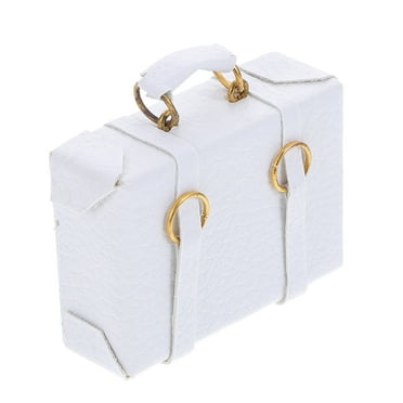 Miniature Suitcase Travel Case Kids House Adornment Vintage Decoration