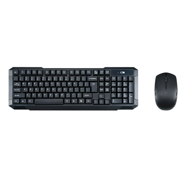 WIQUOKETT Electronics Mini teclado y ratón inalámbricos resistentes al agua 2,4 G para Apple PC, accesorios de escritorio de oficina, accesorios para juegos