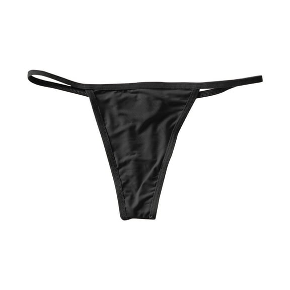 Charmgo Thongs for Women Clearance, Womens Panties Low Waist Thongs, Womens Underwear, G String Thongs for Women Black