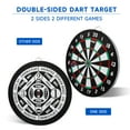 thumbnail image 4 of GSE Games & Sports Expert 18" 2-in-1 Paper Baseball & Dart Board Games Set. Double-Sided Dartboard with six 17G Steel Tip Darts, 4 of 7