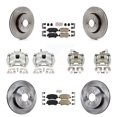 thumbnail image 1 of Transit Auto Front Rear Disc Brake Caliper Rotors and Ceramic Pads Kit (10Pc) for Car Kia Rio KC8-102313N, 1 of 2