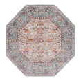 thumbnail image 3 of Unique Loom Baracoa Collection Area Rug - Rumba (5' Octagon Light Blue/Cream), 3 of 10