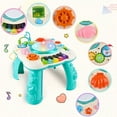 thumbnail image 5 of ZHANGHENG Baby & Toddler Activity Learning Table with Lights, Melodies and Story Telling, Infant Musical Learning Table, Baby Toys for 6 to 12-18 Months, Gift for 1 2 3 Year Old Boys & Girls, 5 of 7