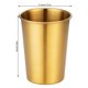 thumbnail image 3 of Bewildely Taza de café de acero inoxidable para agua potable, taza para té, bebidas espesas, soporte apilable reutilizable, regalo para acampar, hogar y Mostrada Chapado en oro 300ML Bewildely HA010590-05, 3 of 6